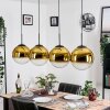 Gastor Suspension, Boule lumineuse, Suspension Or, Clair, 4 lumières