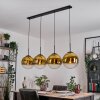 Gastor Suspension, Boule lumineuse, Suspension Or, Clair, 4 lumières