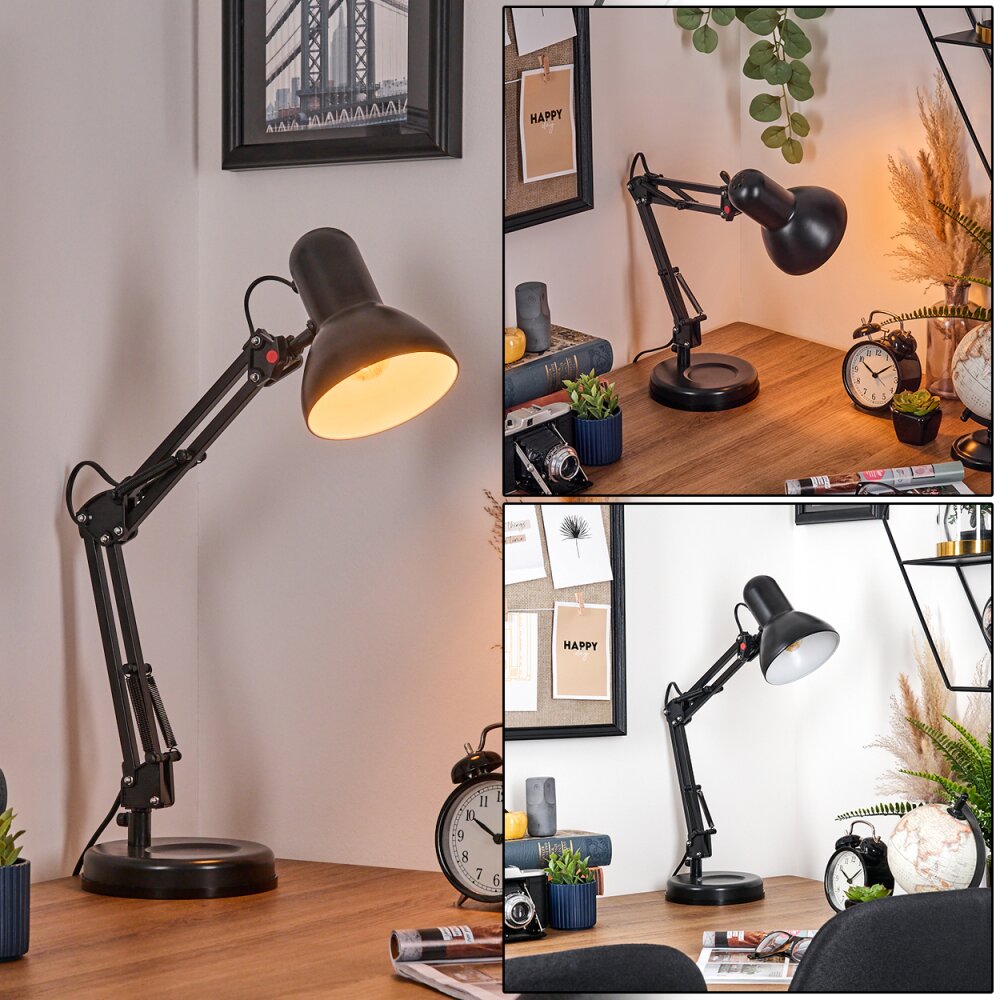 Nurmasuando Lampe à poser, Liseuse Noir, 1 lumière main product photo