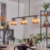 Koyoto Suspension, Boule lumineuse, Suspension Ambre, 3 lumières