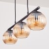 Koyoto Suspension, Boule lumineuse, Suspension Ambre, 3 lumières
