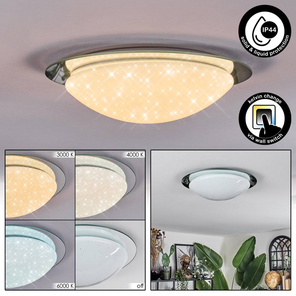 Kessmansbo Plafonnier LED Blanc, 1 lumière main product photo