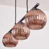 Koyoto Suspension, Boule lumineuse, Suspension Cuivré, 3 lumières