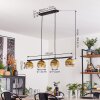Koyoto Suspension, Boule lumineuse, Suspension Or, Clair, 4 lumières