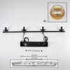 Koyoto Suspension, Boule lumineuse, Suspension Or, Clair, 4 lumières