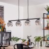 Koyoto Suspension, Boule lumineuse, Suspension Clair, Fumé, 4 lumières