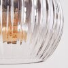 Koyoto Suspension, Boule lumineuse, Suspension Clair, Fumé, 4 lumières