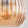Koyoto Suspension, Boule lumineuse, Suspension Ambre, 4 lumières
