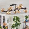 Gastor Plafonnier, Boule lumineuse Ambre, Clair, 10 lumières