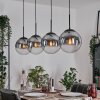 Gastor Suspension, Boule lumineuse, Suspension Clair, Fumé, 4 lumières