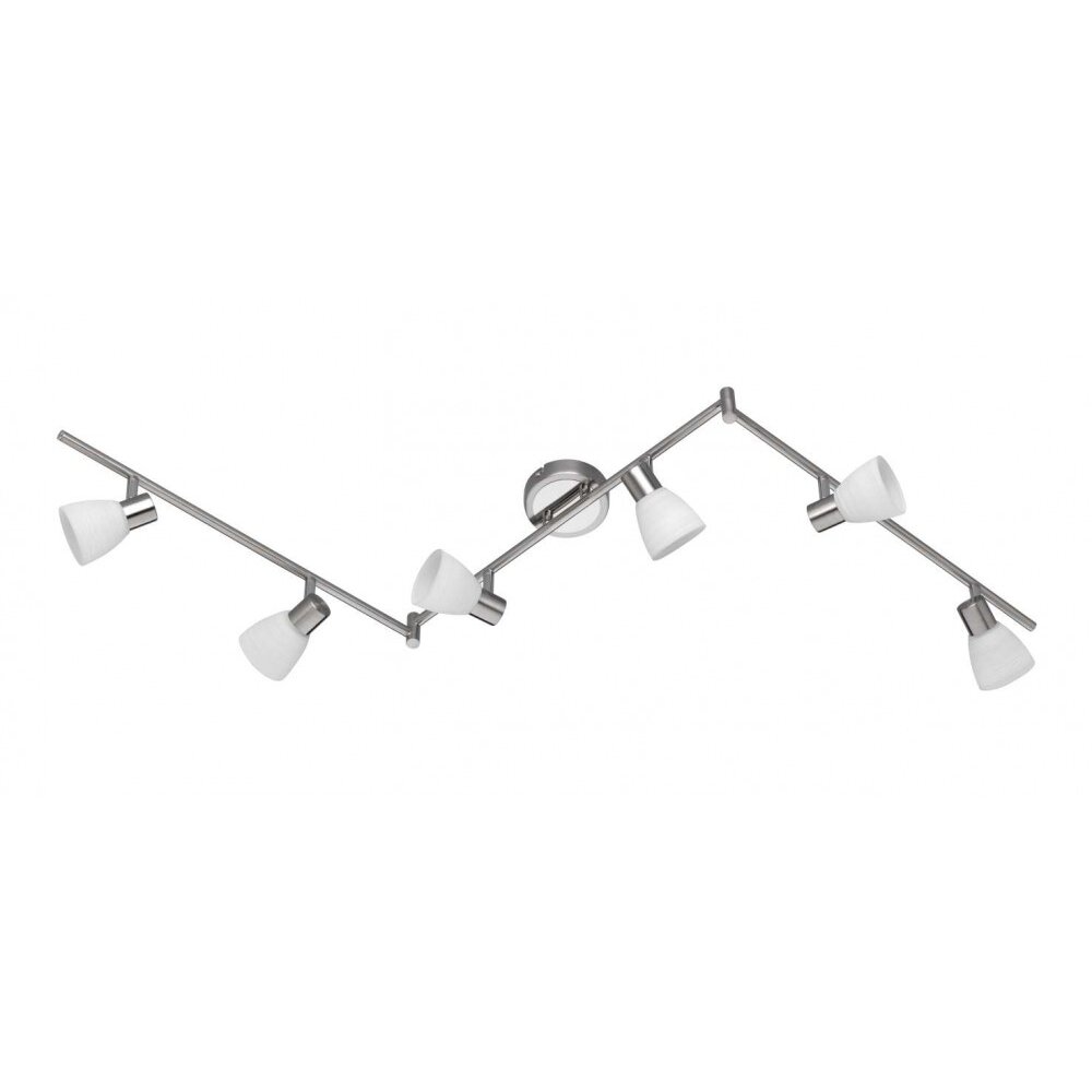 Spot Trio CARICO LED Nickel mat, 6 lumières main product photo