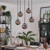 Gastor Suspension, Boule lumineuse, Suspension Fumé, 5 lumières