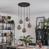 Gastor Suspension, Boule lumineuse, Suspension Fumé, 5 lumières