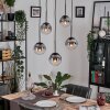 Gastor Suspension, Boule lumineuse, Suspension Clair, Fumé, 5 lumières