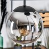 Gastor Suspension, Boule lumineuse, Suspension Chrome, Clair, Fumé, 5 lumières
