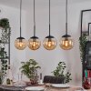 Gastor Suspension, Boule lumineuse, Suspension Ambre, 4 lumières