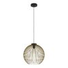 VENEZUELA Suspension Luminaires Eglo Or, Noir, 1 lumière