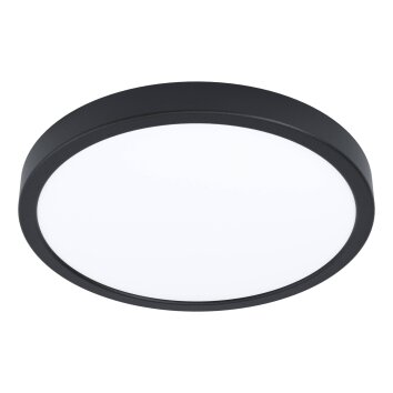 Eglo Plafonnier Luminaires Eglo LED Noir, 1 lumière, Détecteur de mouvement Eglo Plafonnier Luminaires Eglo LED Noir, 1 lumière, Détecteur de mouvement