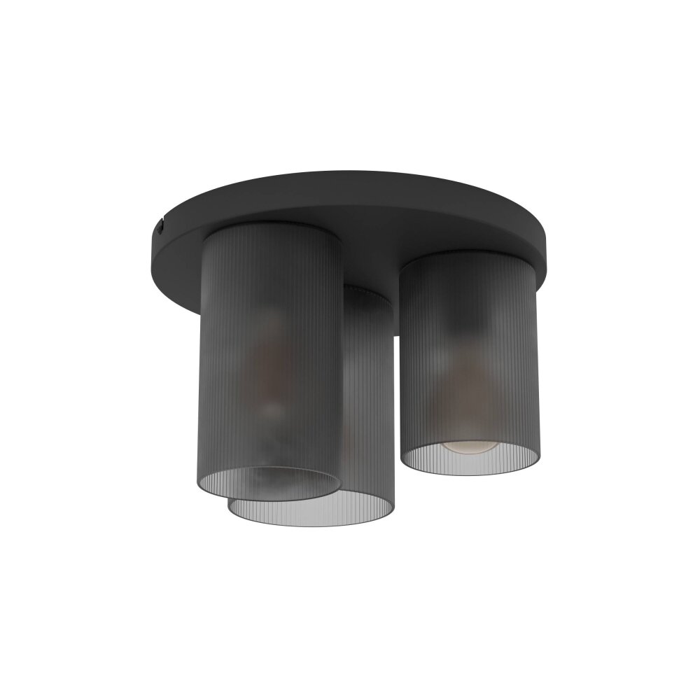 COLOMERA Applique murale Luminaires Eglo Noir, 3 lumières main product photo