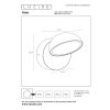 FINN Lampe murale d´extérieur Luminaires Lucide LED Noir, 1 lumière