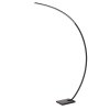 CURVE Lampadaire, Lampadaires arc Luminaires Lucide LED Noir, 1 lumière