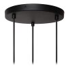 MAYA Suspension Luminaires Lucide Noir, 3 lumières