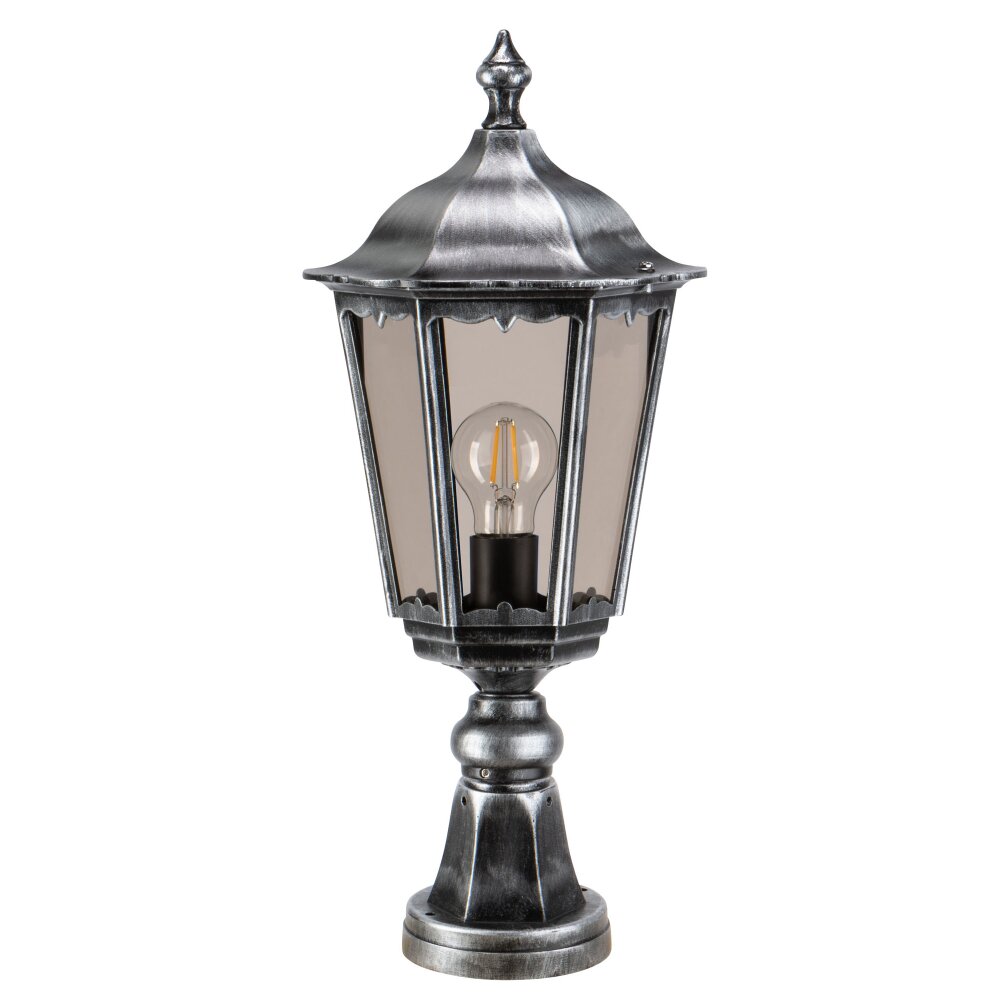 Arrach Lampadaire Luminaires LCD Noir, Argenté, 1 lumière main product photo