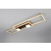 ALBANY Plafonnier Luminaires Trio LED Noir doré, 1 lumière, Télécommandes