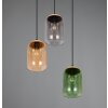 Cork Suspension Luminaires Trio Multicolore, 3 lumières