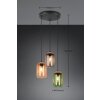 Cork Suspension Luminaires Trio Multicolore, 3 lumières