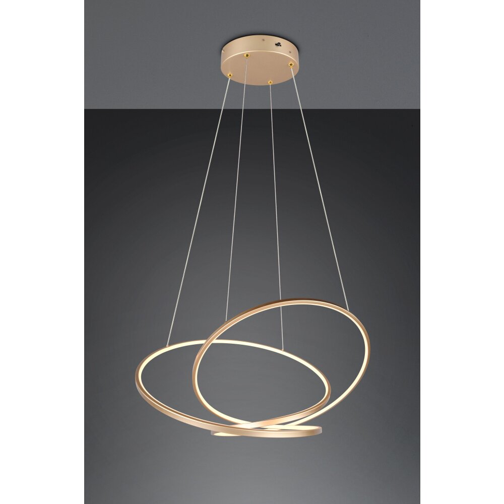 Darvin Suspension Luminaires Trio LED Or, 1 lumière main product photo