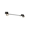 Enrico Applique murale Luminaires Trio LED Noir, 3 lumières Enrico Applique murale Luminaires Trio LED Noir, 3 lumières