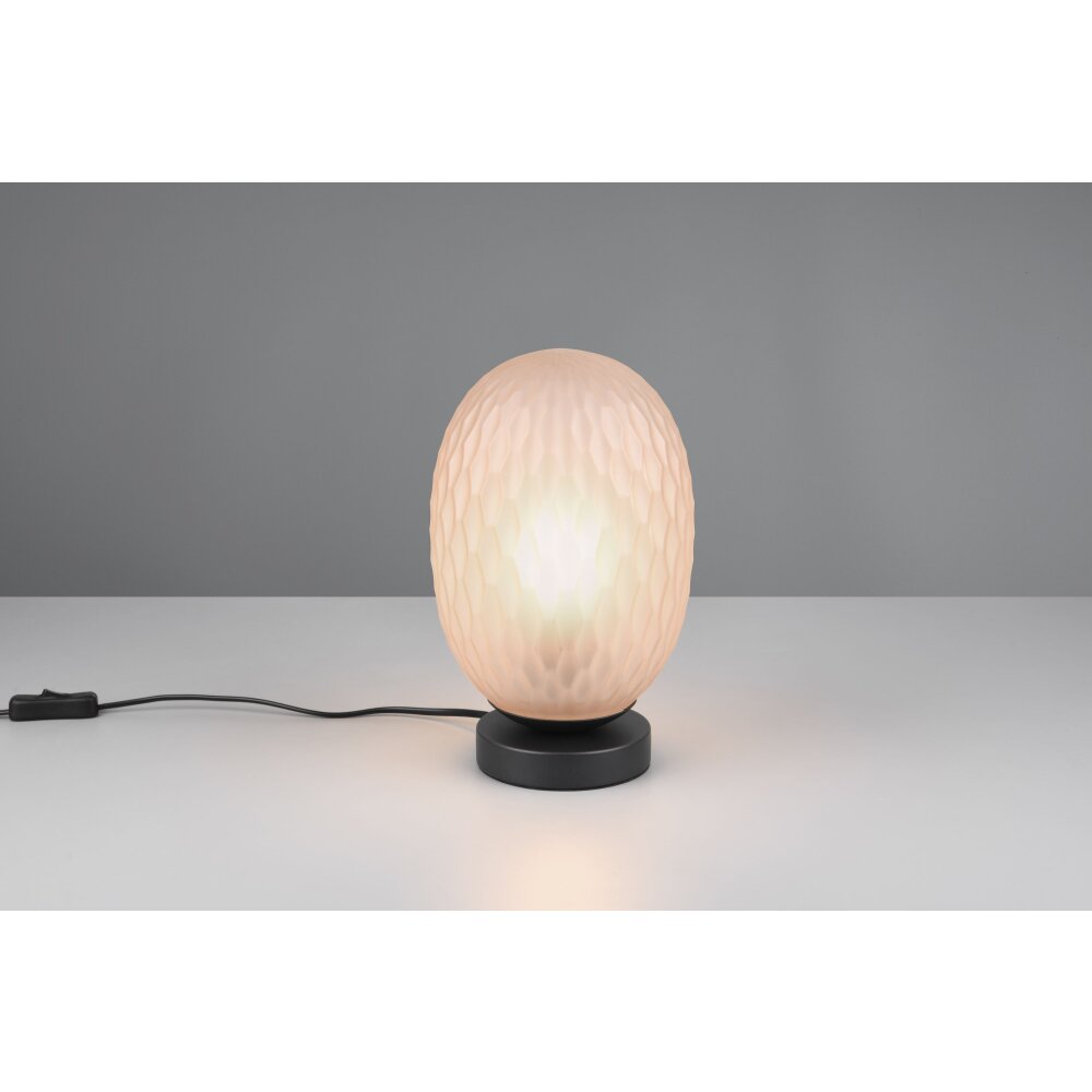 Facette Lampe à poser Luminaires Trio Brun, Or, 1 lumière main product photo