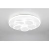 Mandala Plafonnier Luminaires Trio LED Blanc, 1 lumière, Télécommandes