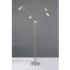 Marley Lampadaire, Lampadaires arc Luminaires Trio Nickel mat, 5 lumières