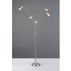 Marley Lampadaire, Lampadaires arc Luminaires Trio Nickel mat, 5 lumières
