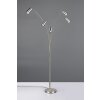 Marley Lampadaire Luminaires Trio Nickel mat, 5 lumières