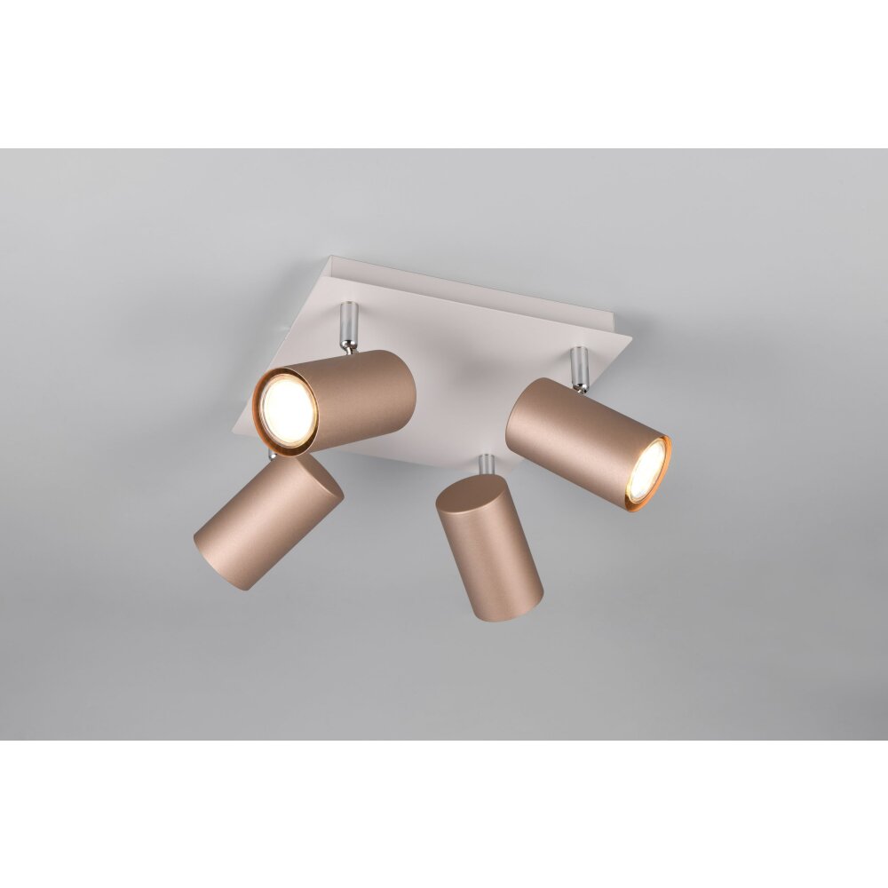 Marley Spot de plafond Luminaires Trio Brun, 4 lumières main product photo