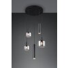 Mataro Suspension Luminaires Trio Noir, 5 lumières