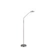 Moreno Lampadaire Luminaires Reality LED Nickel mat, 1 lumière