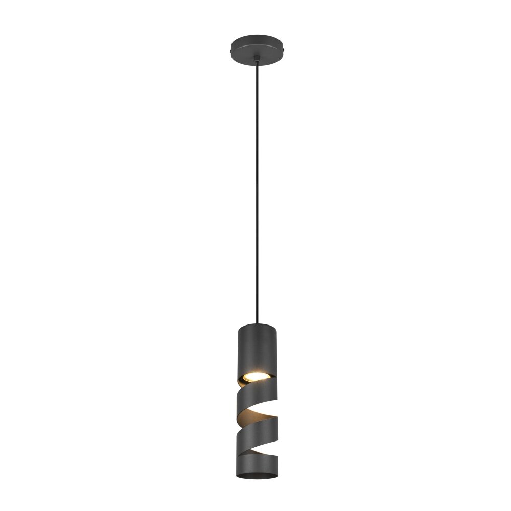 Stream Suspension Luminaires Trio Noir, 1 lumière main product photo