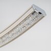 Plafonnier Kelowna LED Nickel mat, 1 lumière
