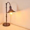 Lampe à poser Nibyn Beige, Brun foncé, 1 lumière