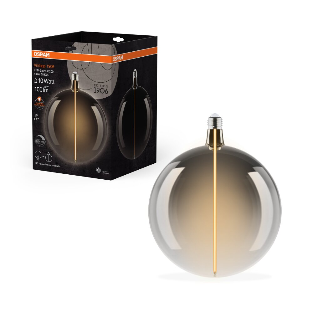 Luminaires Osram E27 4.8 Watt blanc chaud dimmable 100 Lumen main product photo