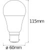 Luminaires Ledvance B22d 9 Watt blanc chaud dimmable 806 Lumen