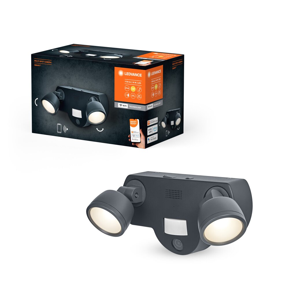 WIF Lampe murale d´extérieur Luminaires Ledvance LED Gris, 1 lumière main product photo