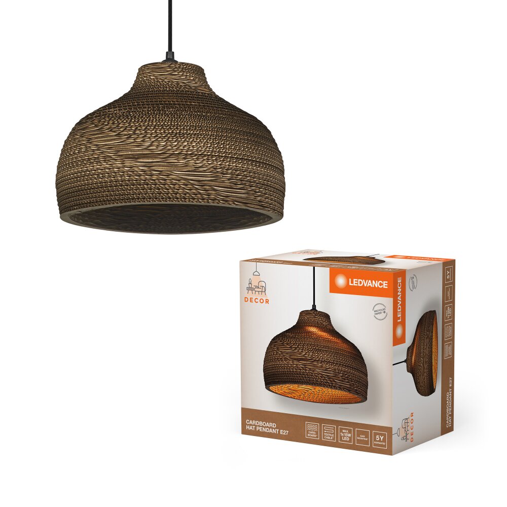DECOR Applique murale / Plafonnier Luminaires Ledvance Brun, 1 lumière main product photo