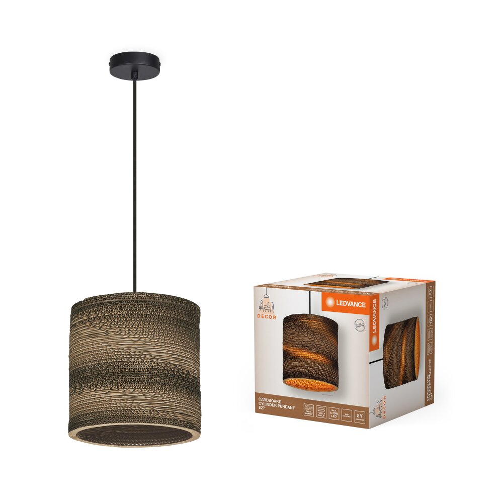 DECOR Applique murale / Plafonnier Luminaires Ledvance Brun, 1 lumière main product photo
