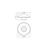 DECOR Applique murale / Plafonnier Luminaires Ledvance Brun, 1 lumière