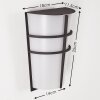 Applique murale d'extérieur Lamarche LED Anthracite, 2 lumières